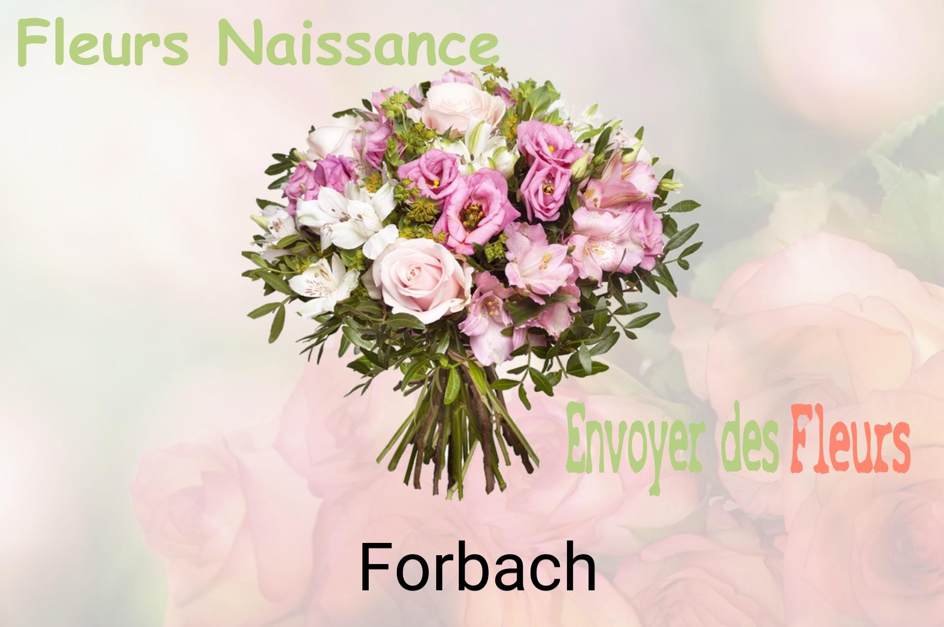 Bouquet de fleurs de naissance livré à Forbach